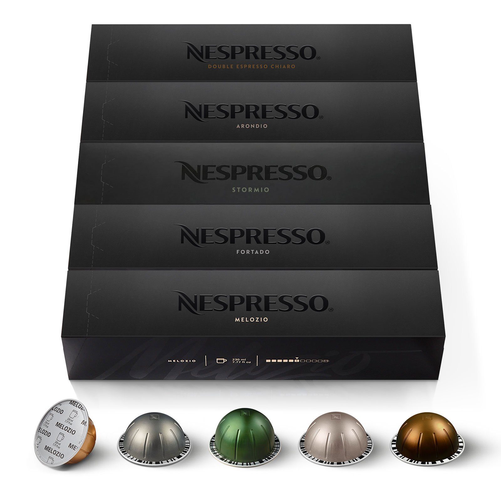 Krups Kapselmaschine XN9201.22 VERTUO POP WHITE, Aeroccino 3, 50 NESPRESSO ORIGINAL Kapseln