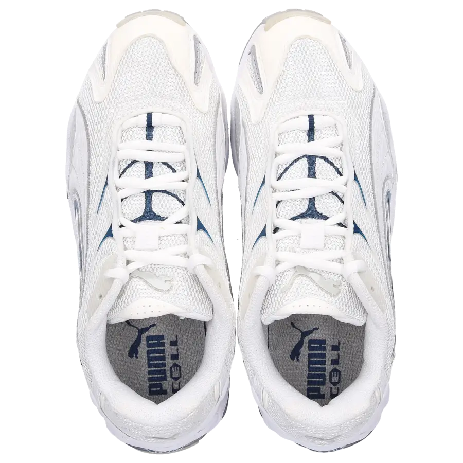 PUMA - Sneaker low INHALE Materialmix Textil Logo lila weiß-kombi - weiß