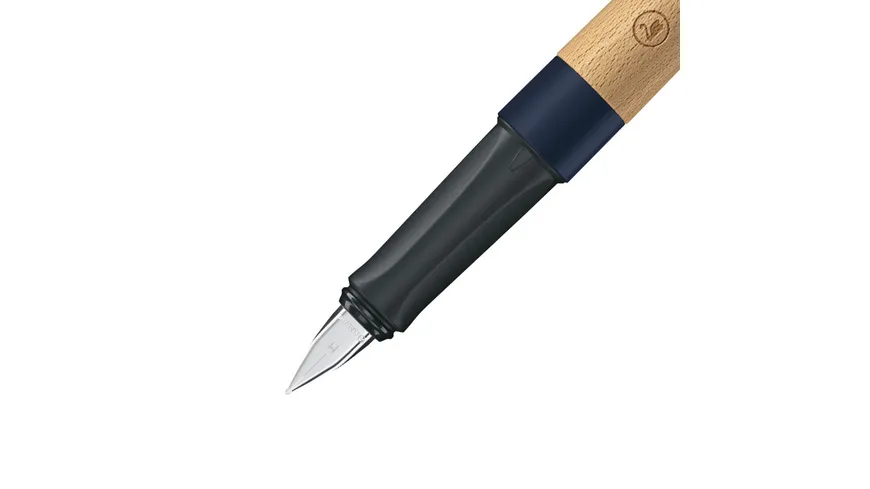STABILO Grow Füller blaubeerblau/Buche - Einzelstift - inklusive Patrone