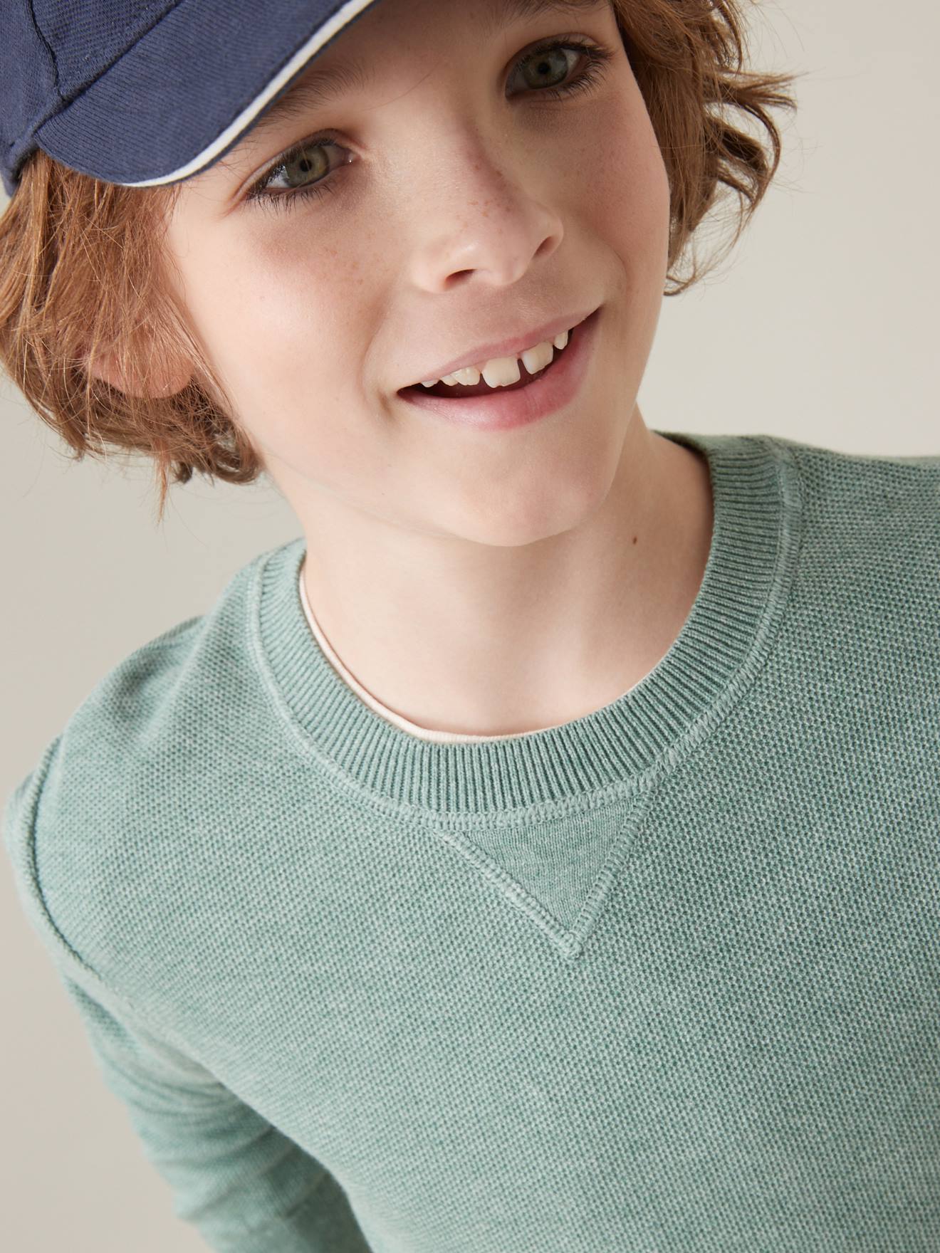 Cyrillus Jungen Sweatshirt CYRILLUS - aqua