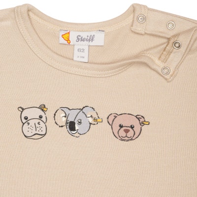 T-Shirt kurzarm, braun für Jungs