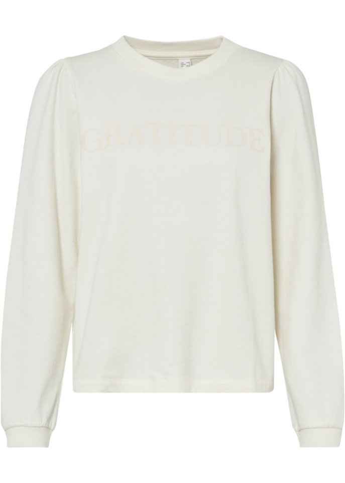Sweatshirt mit Puffärmel