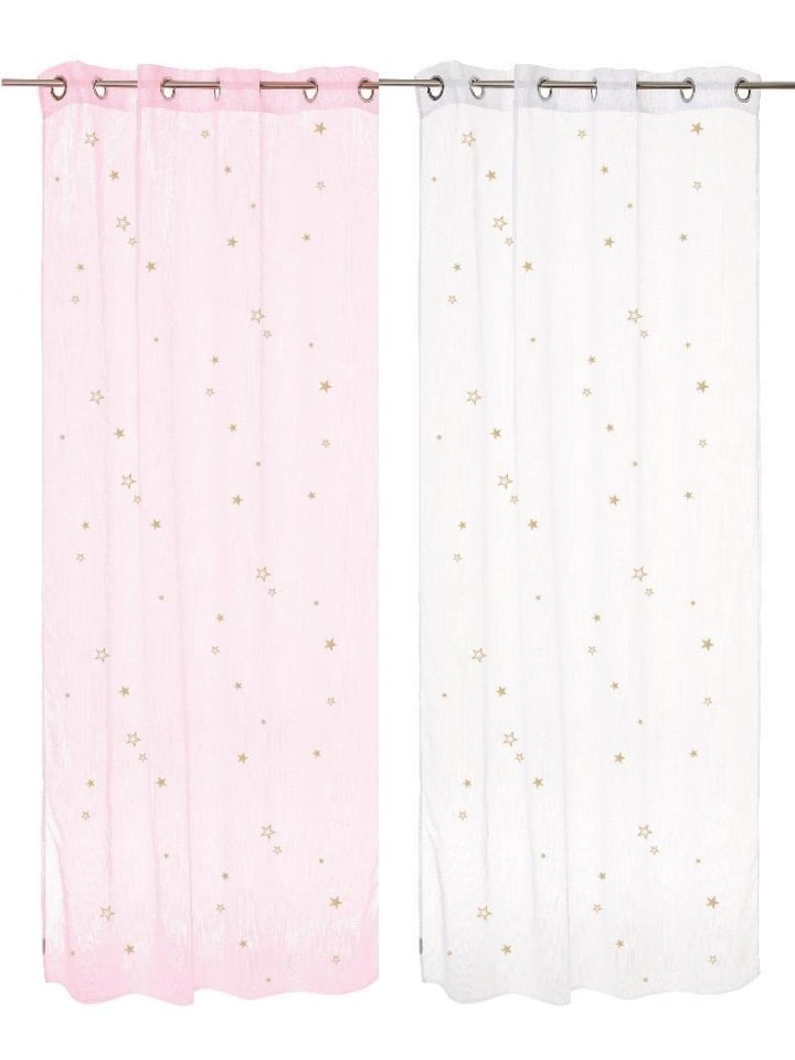 Atmosphera Créateur d'intérieur Fenstervorhang in rosa günstig kaufen onesize