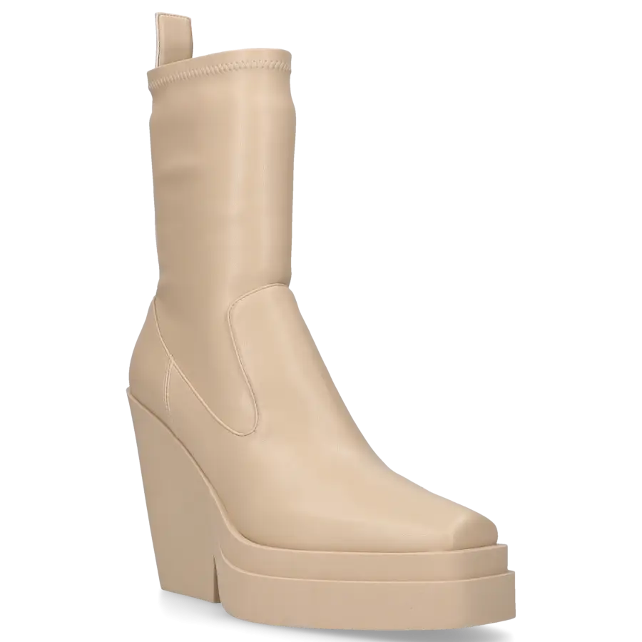 Gia Couture - Stiefeletten 154300 Kalbsleder - beige