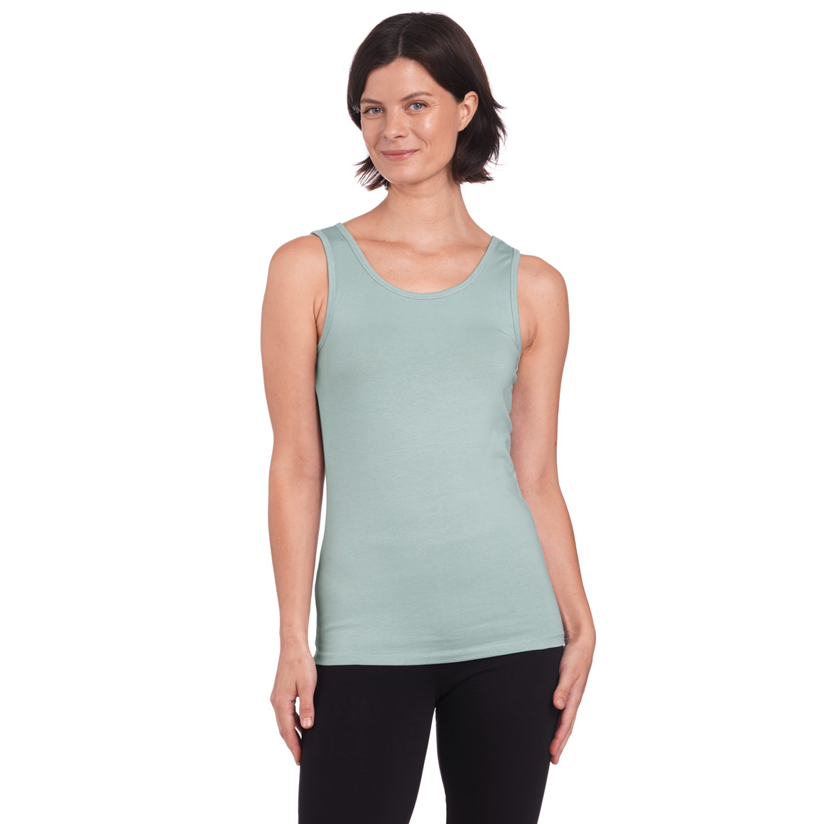 2 Damen Unterhemden im Basic-Look