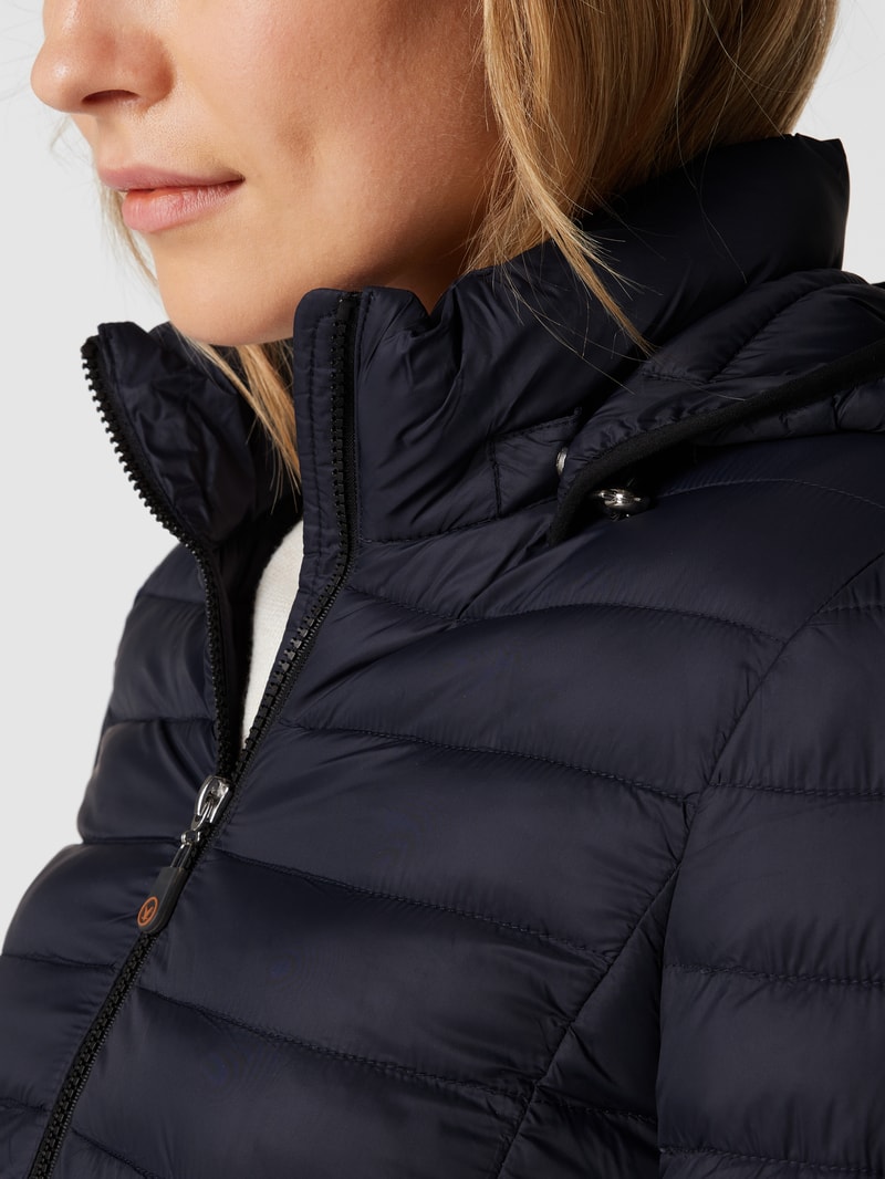Steppjacke mit Wattierung in marineblau