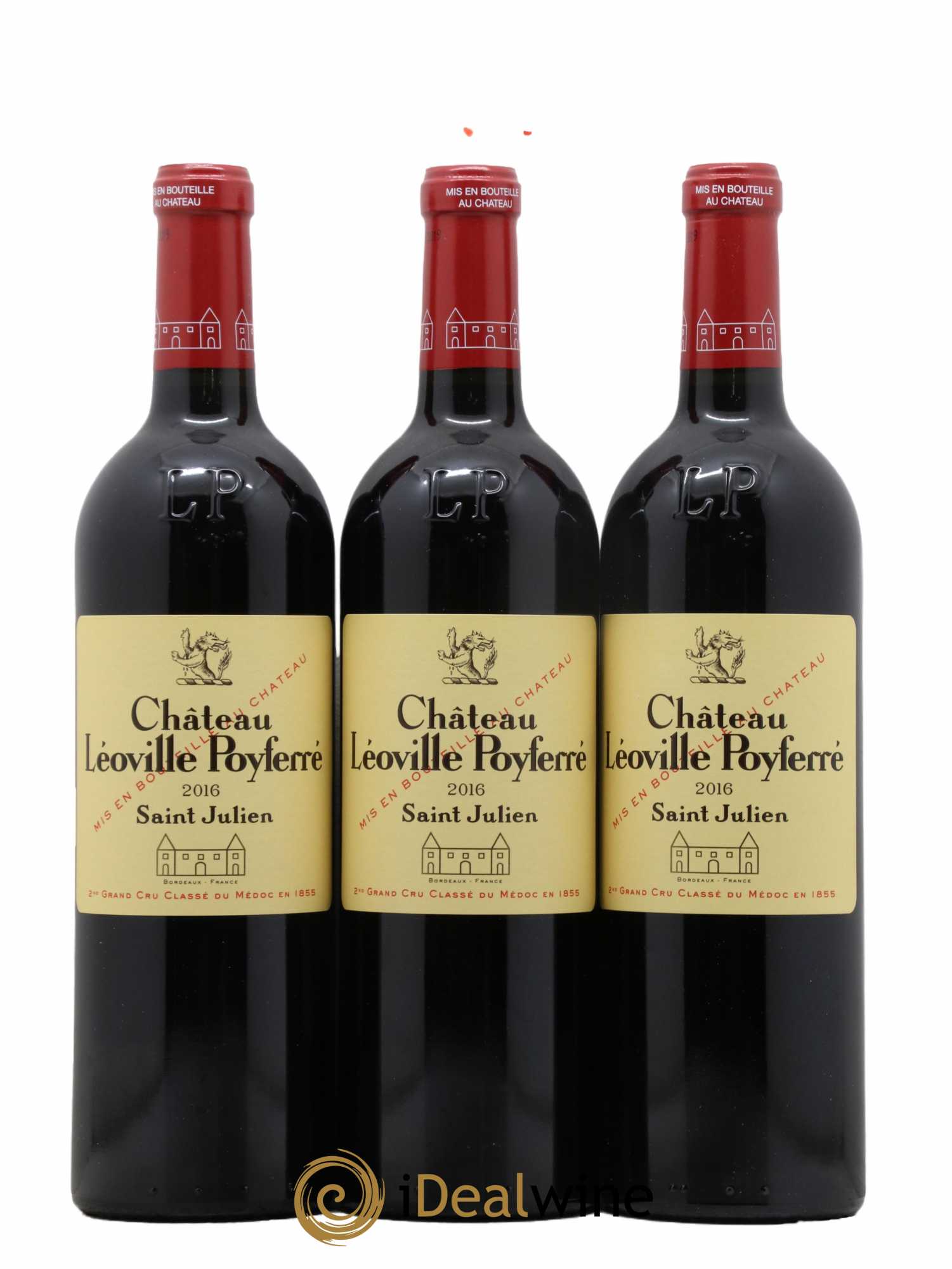 Château Léoville Poyferré 2ème Grand Cru Classé  2016 - Lot de 12 Bouteilles