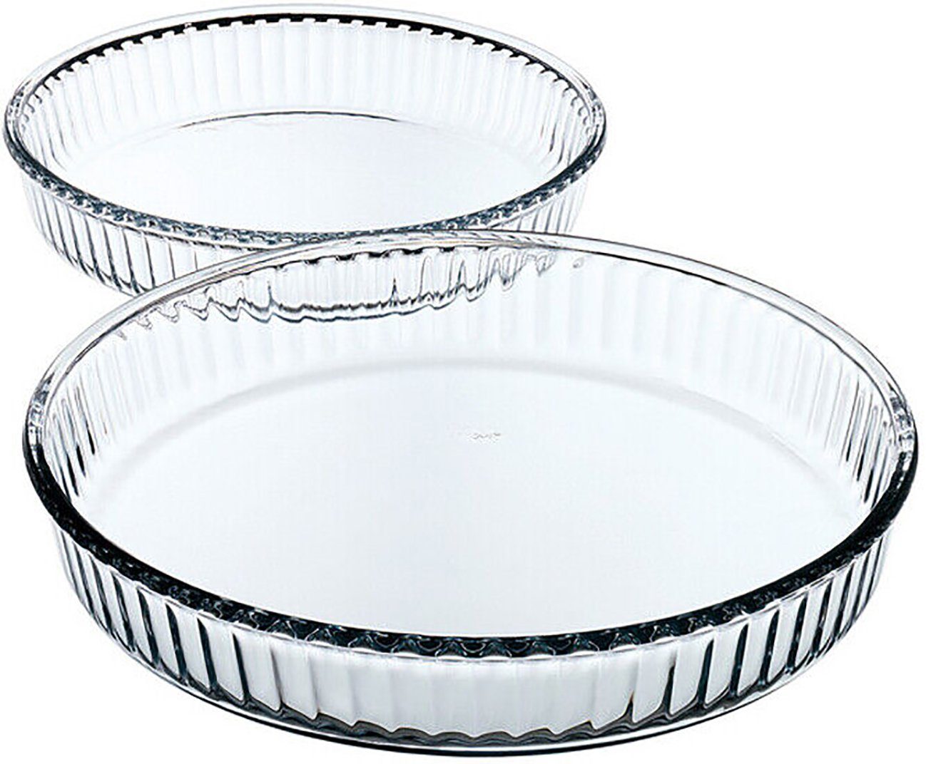 Pasabahce Gläser-Set Borcam-159022, Glas, Borcam Auflaufform, 2er-Set, 24,x35 cm
