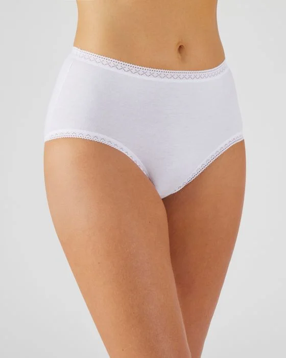 Lot de 3 culottes midi coton stretch + 1 GRATUITE