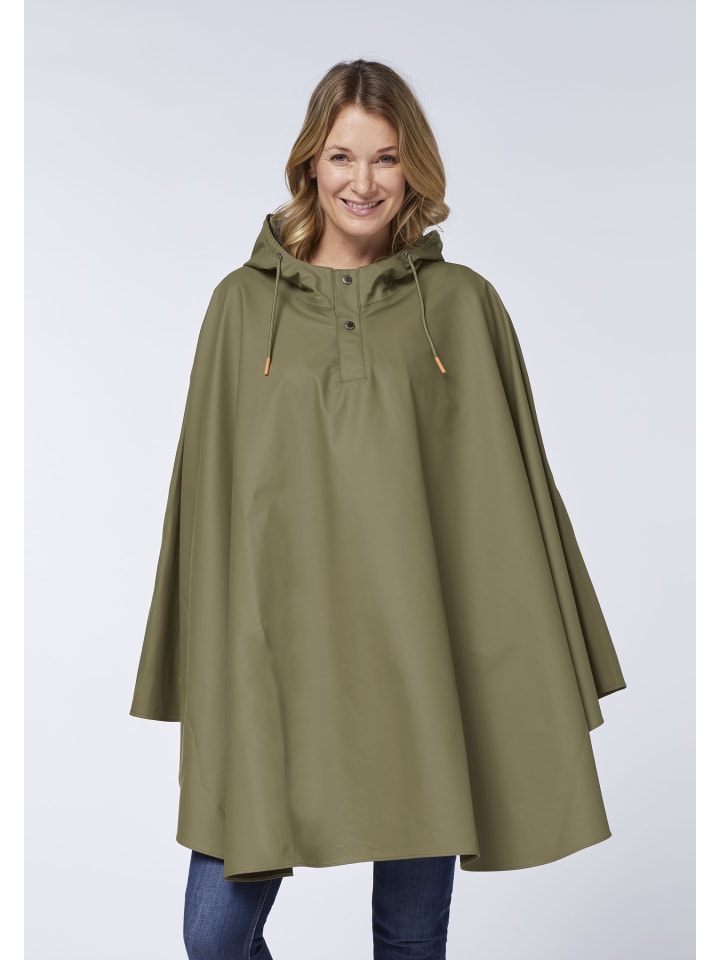 Gardena Regen-Cape in Grün günstig kaufen