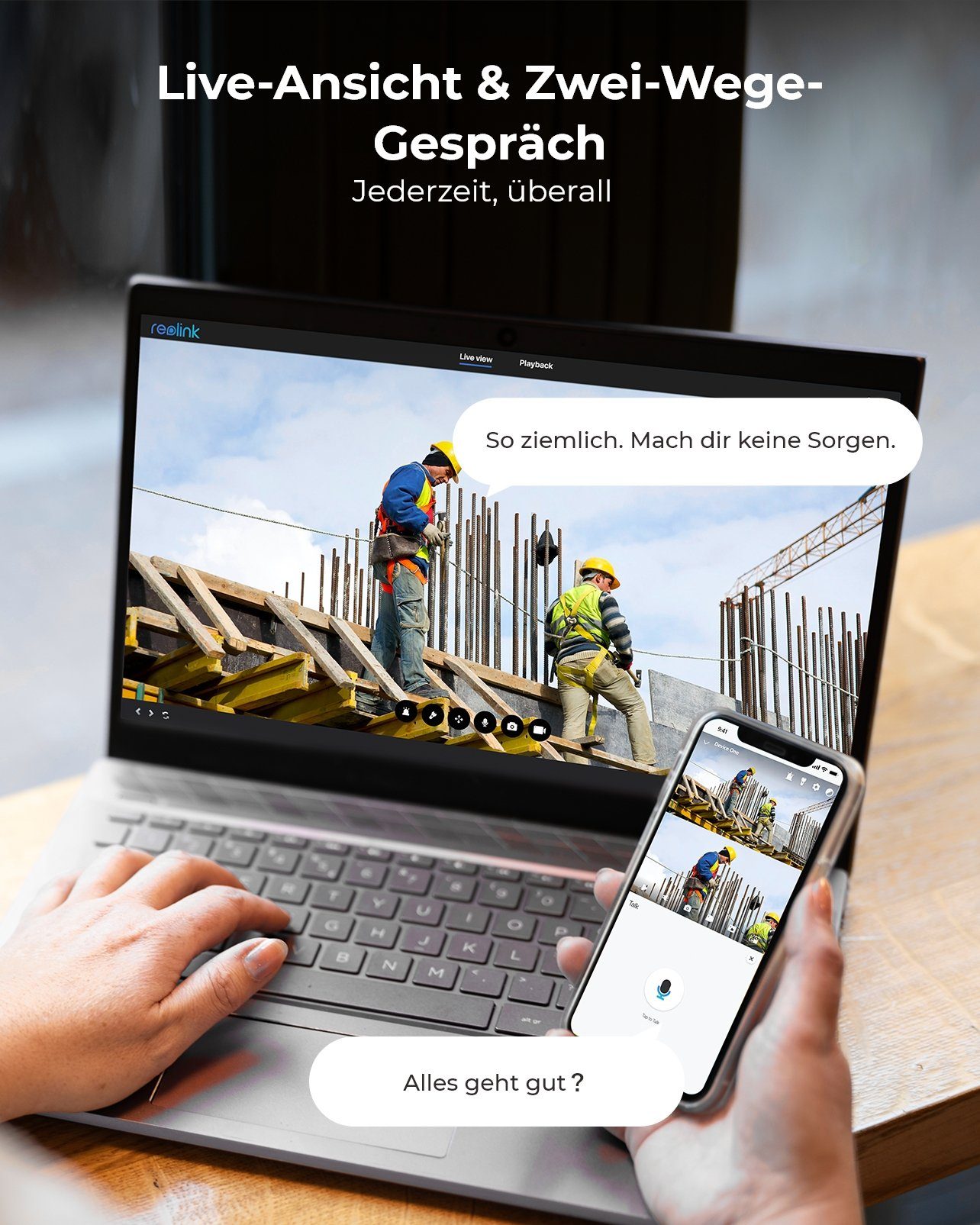 Reolink 2K Wired 4G Dual-Objektiv Trackmix Series G765 Überwachungskamera (Außenbereich, Pan &Tilt, Smarte Erkennung, Auto Tracking, 6X Hybridzoom)