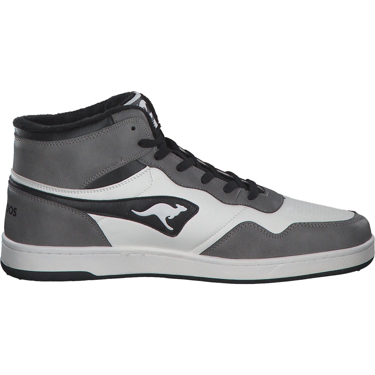 KangaROOS K-Slam Two Hi 80028, Stiefel, Herren, grau weiß