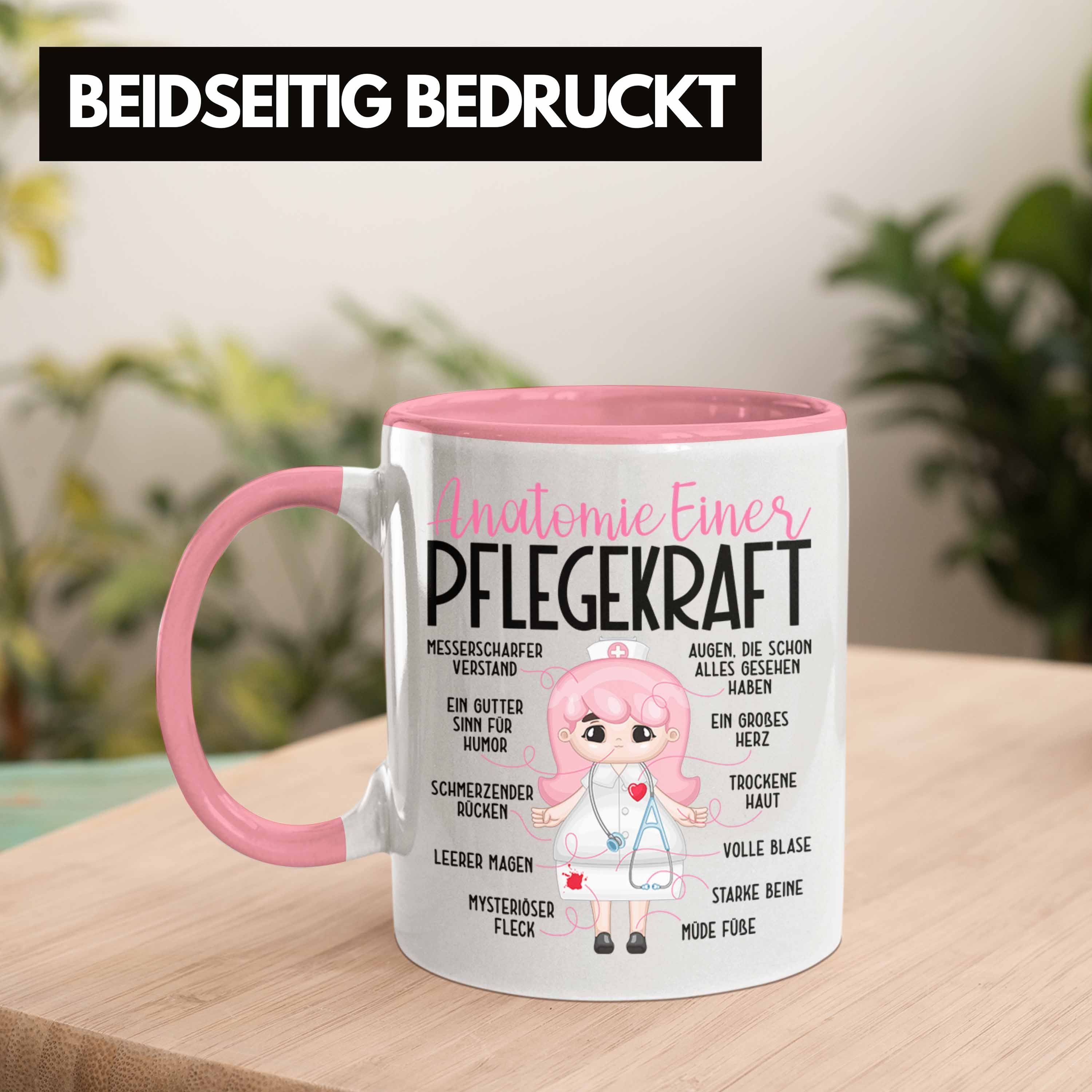 Trendation Tasse Pflegefachkraft Tasse Geschenk Anatomie Einer Pflege Frauen Pflegerin