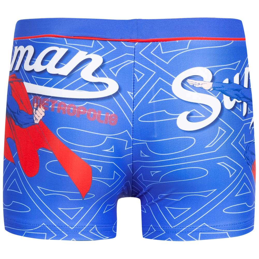 Superman DC Comics Jungen Boxer Badehose ET1856-blue