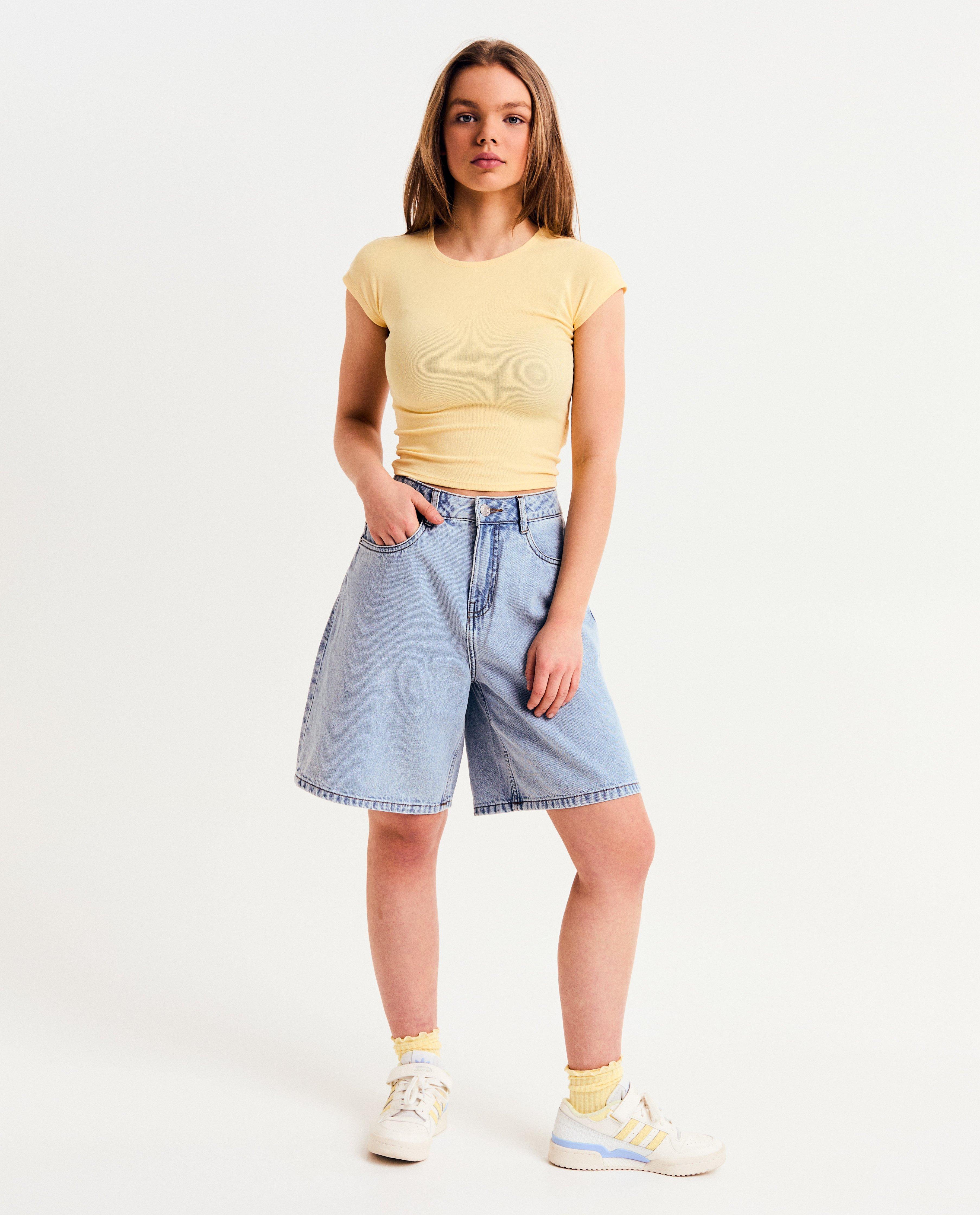 Tricou Groggy Yellow galben deschis