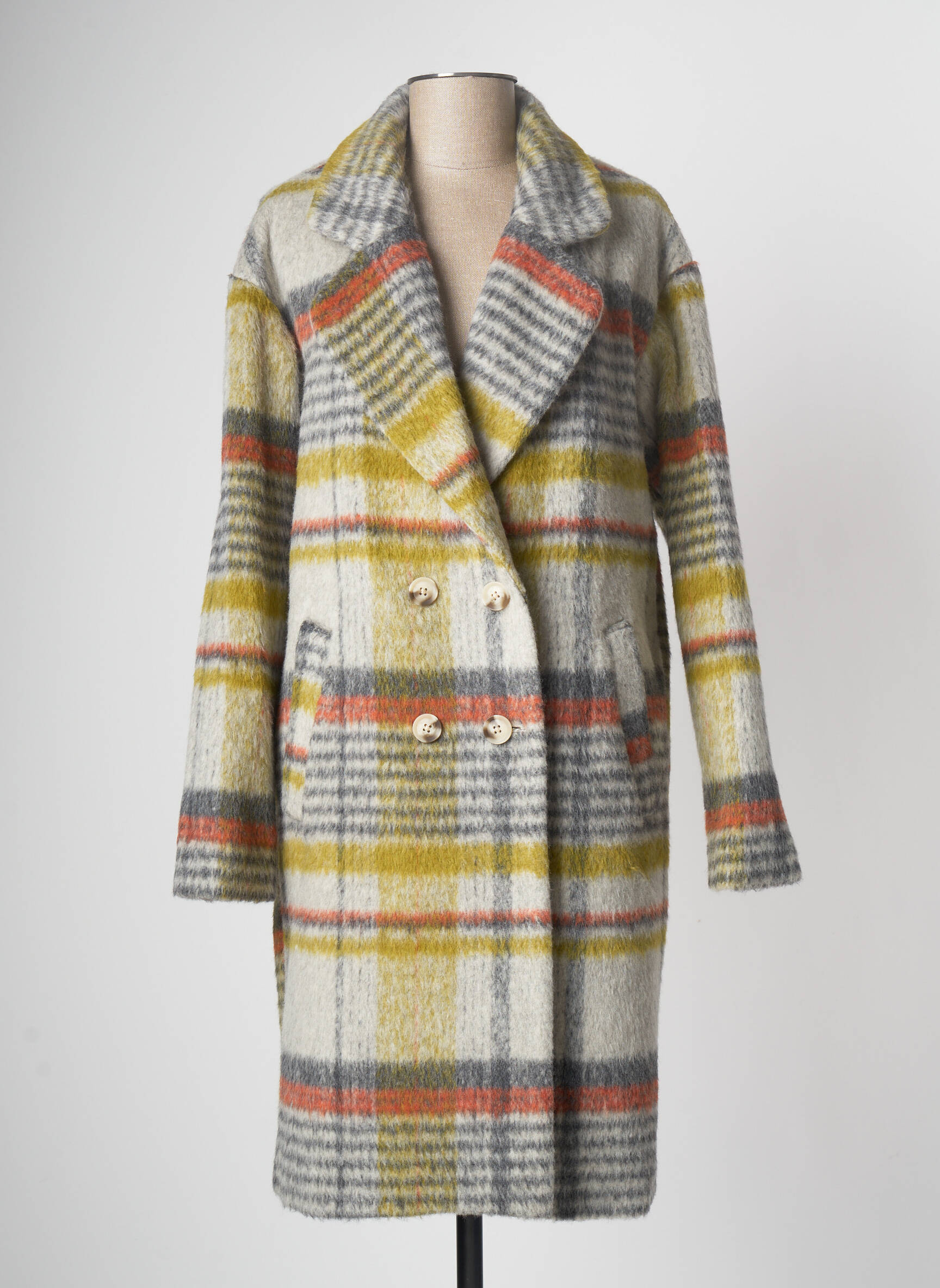 Rino Pelle Manteaux Longs Femme couleur gris