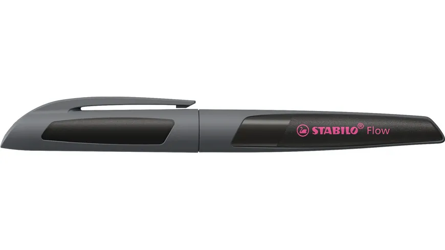 STABILO® Füller - STABILO Flow ACTIVE in anthrazit - Einzelstift - inklusive Patrone anthrazit