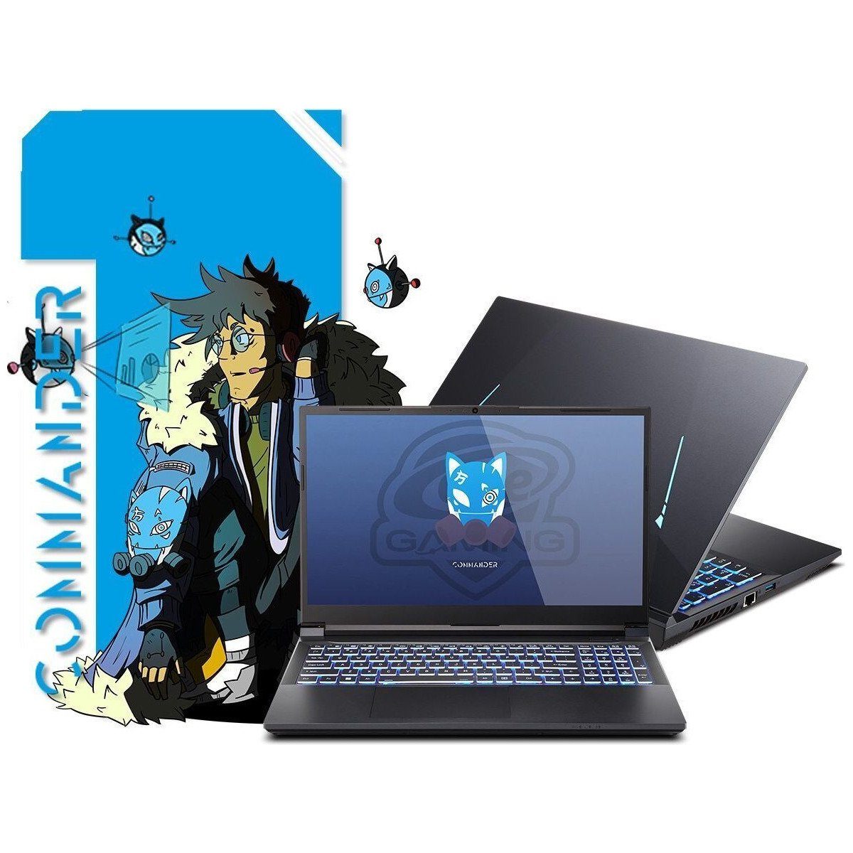 ONE GAMING ONE GAMING Commander V56-13NB-RN6 Gaming-Notebook (Intel Core i9 Serie 13. Generation Core i9-13900H, GeForce RTX 4000)