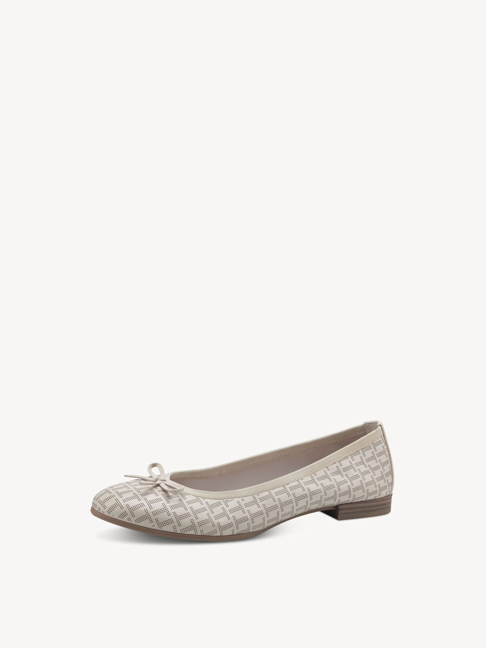 Ballerine en cuir - beige