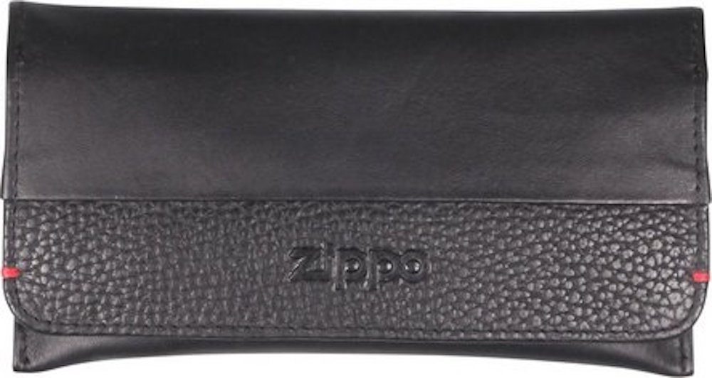 LK Trend & Style Aufbewahrungstasche ZIPPO Drehertasche Nappaleder (Geschenkpackung), Papierfach, Magnetverschluss Reißverschluss Kautschukfutter