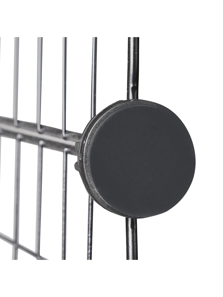 relaxdays Freilaufgehege in Schwarz - (B)100 x (H)72 x (T)110 cm günstig kaufen onesize