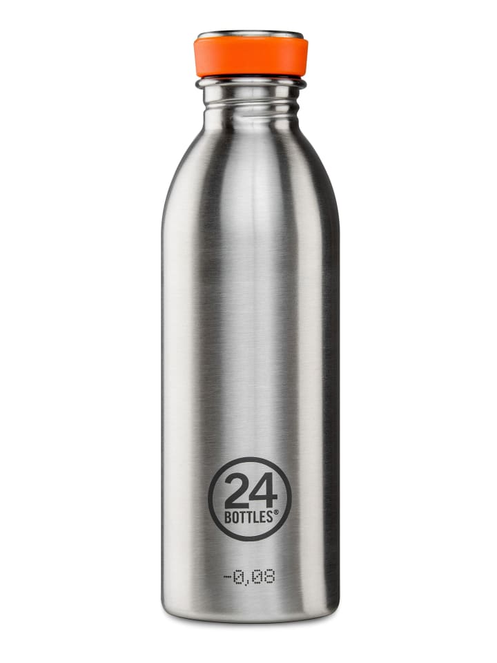 24Bottles Edelstahl Trinkflasche Urban Bottle Brushed Steel 0,5 l in grau günstig kaufen onesize