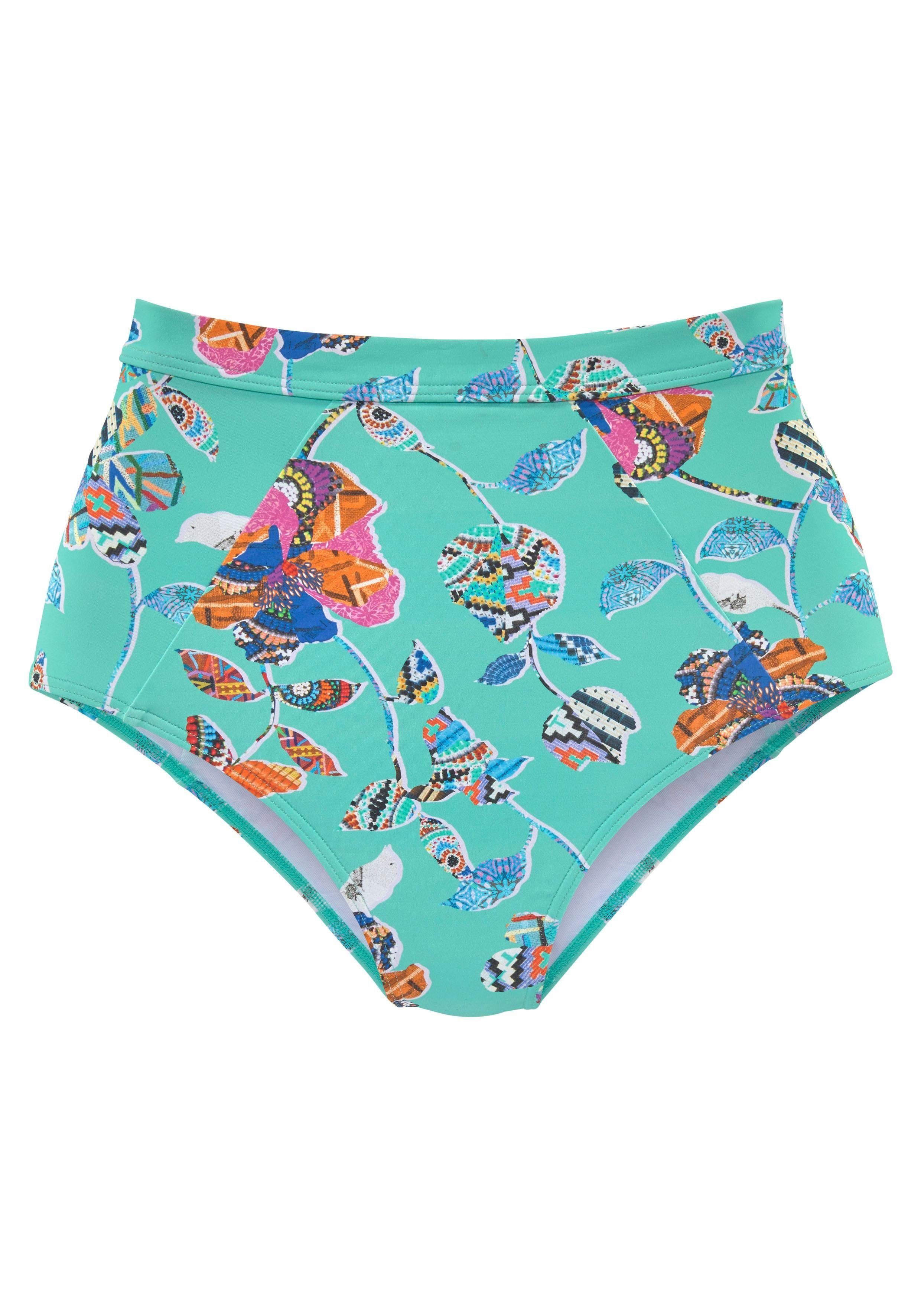 Sunseeker Highwaist-Bikini-Hose Jam höher geschnittene Form