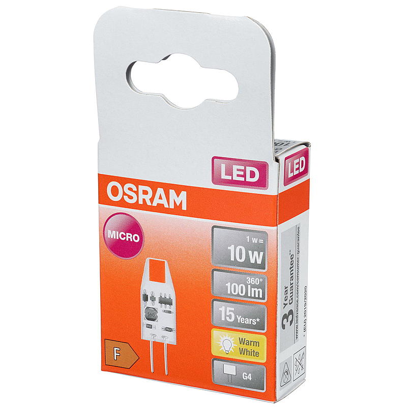 Osram Lyspære LED 100 lm Micro G4 Osram