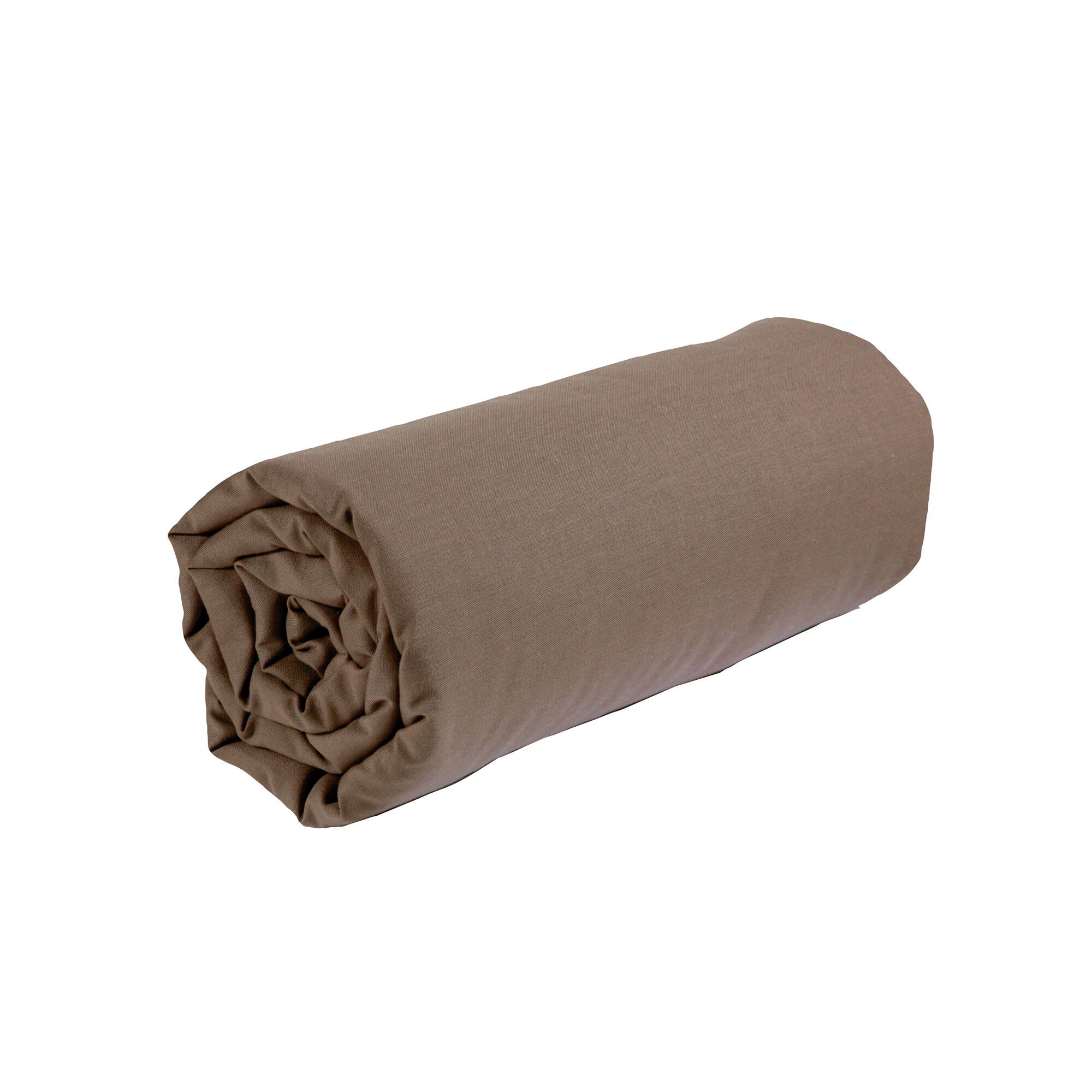 Drap-housse uni coton bonnet 32 cm