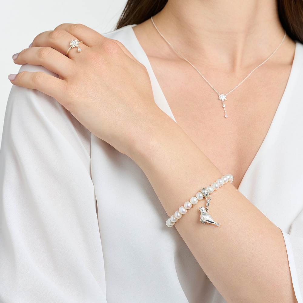 Thomas Sabo Charm 925 Argent, Émail Pendentif