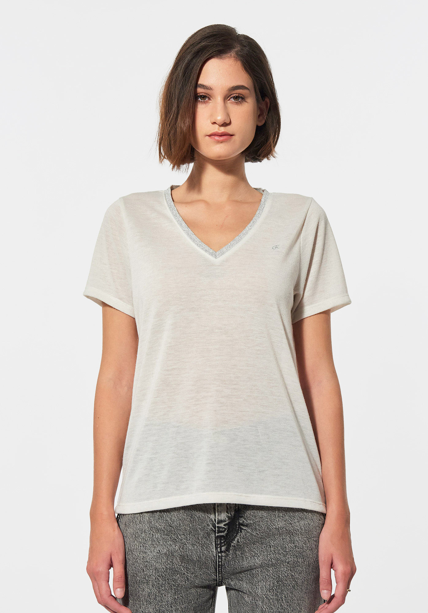 KOLVE  T-shirt blanc Femme