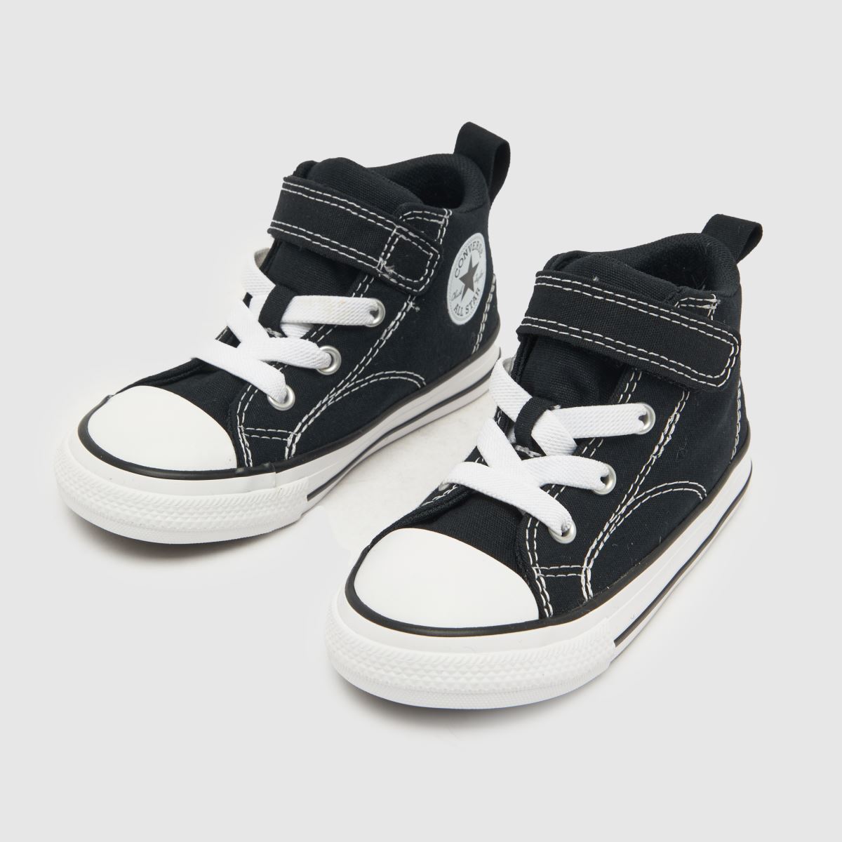 Converse svarta & vita All Star Malden pojkar småbarnsskor