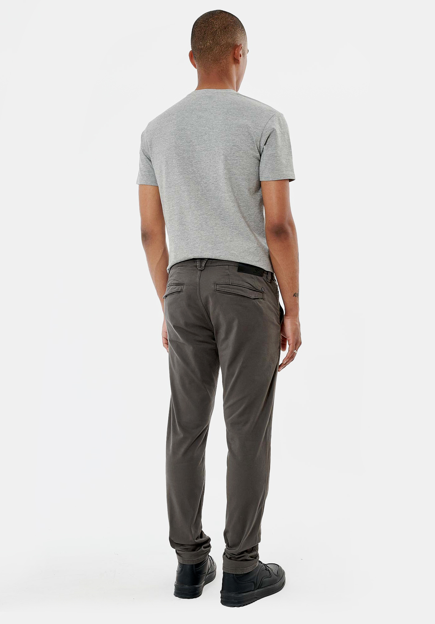 IRWIX  Jean slim relaxed gris homme