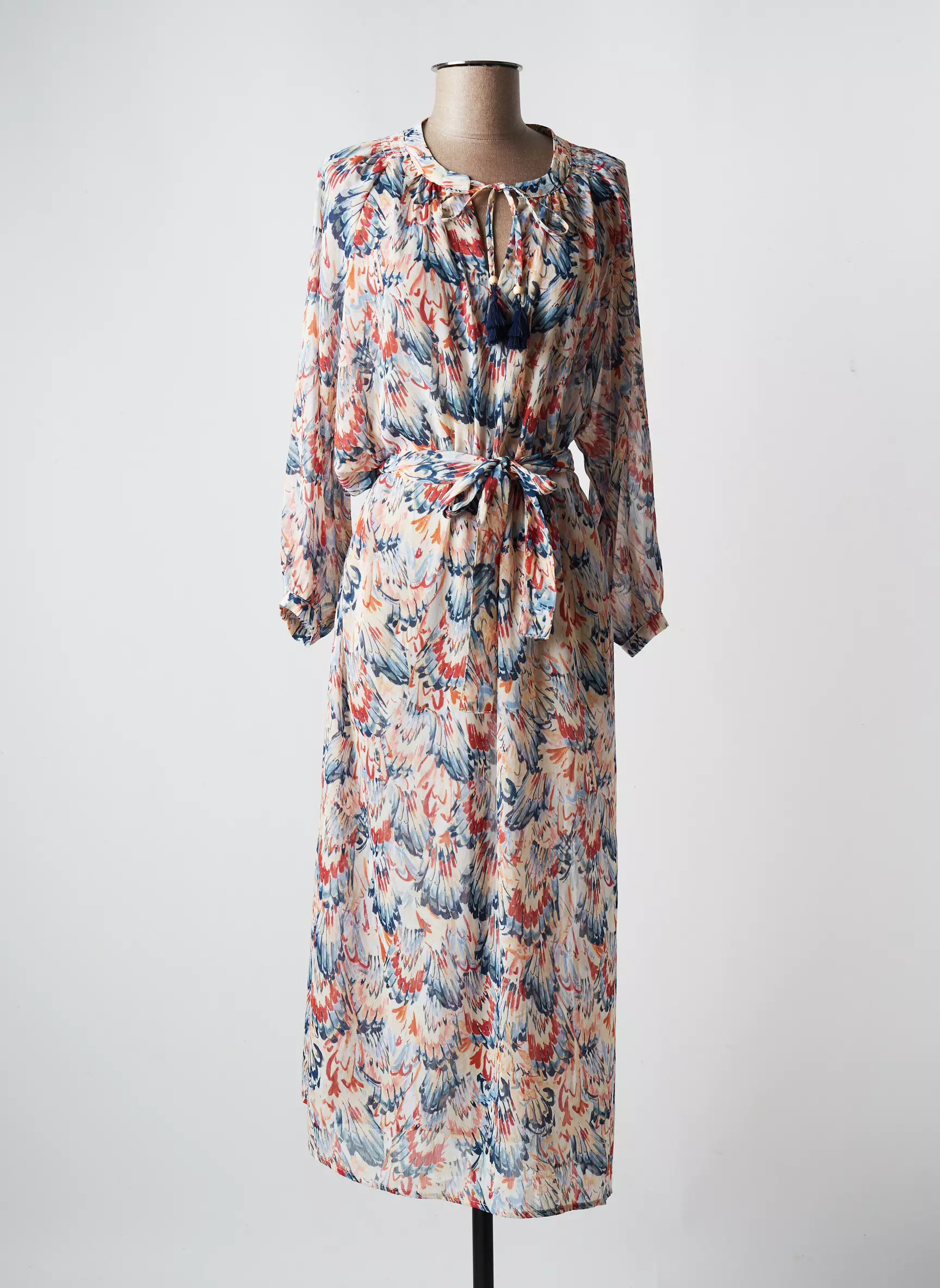 Rue Mazarine Robes Longues Femme couleur bleu