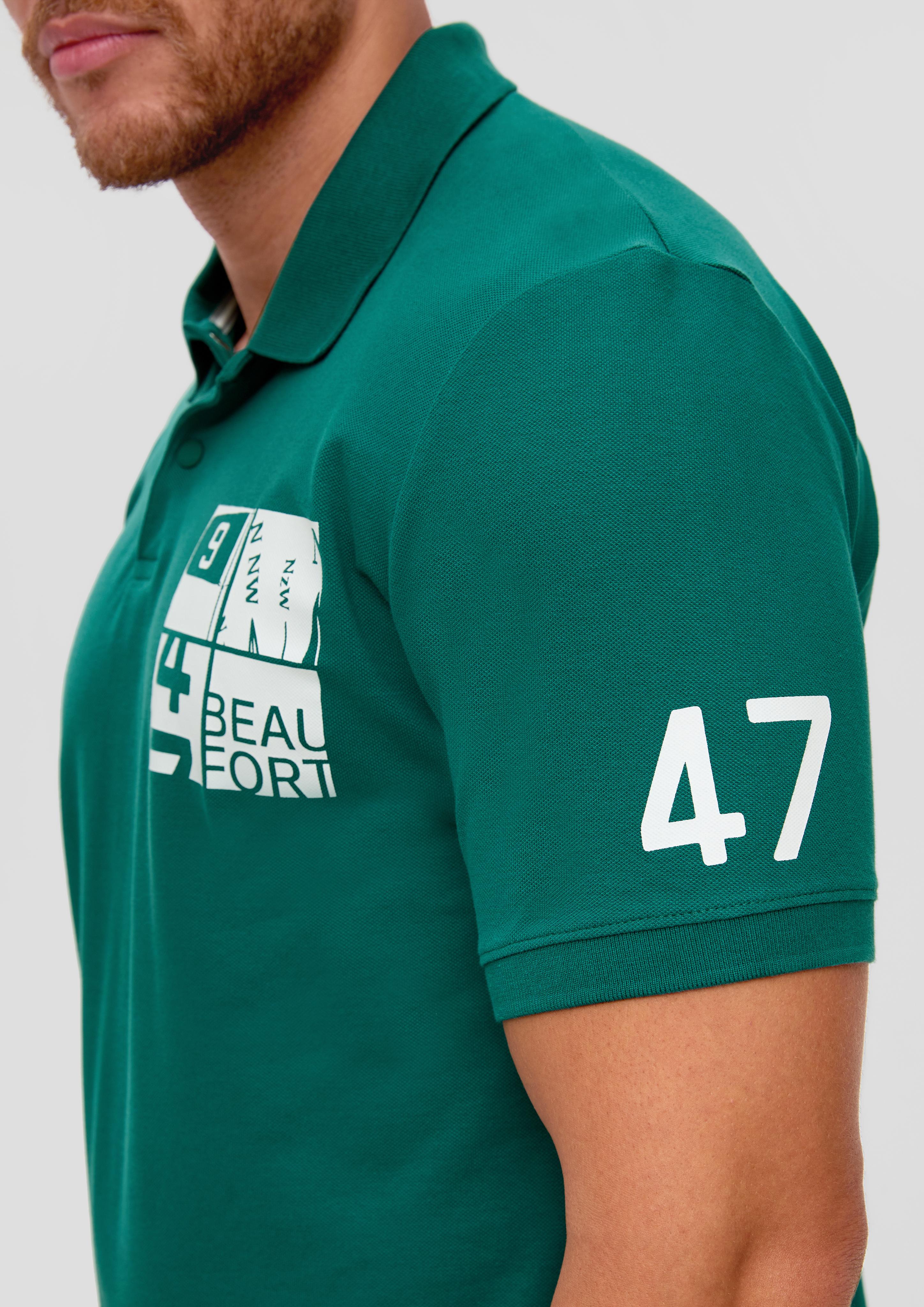 Poloshirt mit Print-Detail  2139674-76D1