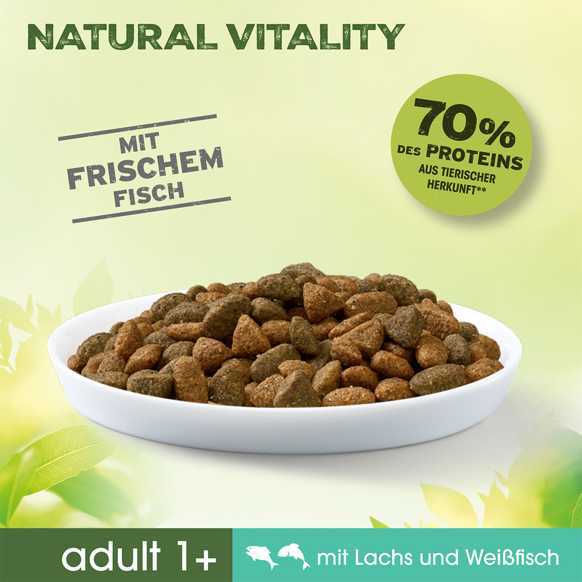 PERFECT FIT Katze Natural Vitality Adult 1+ mit Lachs und Weißfisch