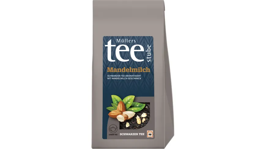 Müllers Teestube Schwarzer Tee Lose Mandelmilch 200 g