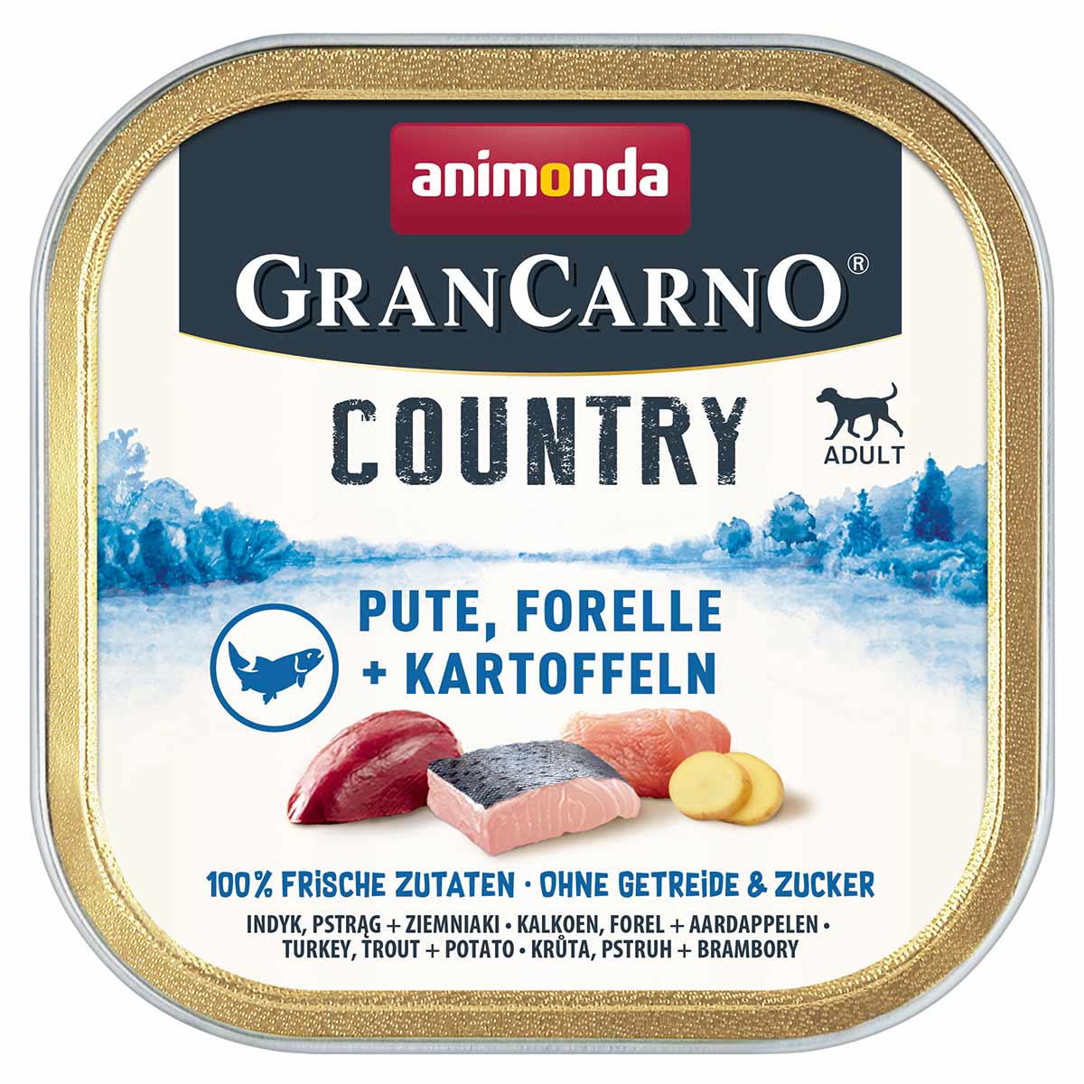 animonda GranCarno Country Pute, Forelle + Kartoffel bei ZooRoyal