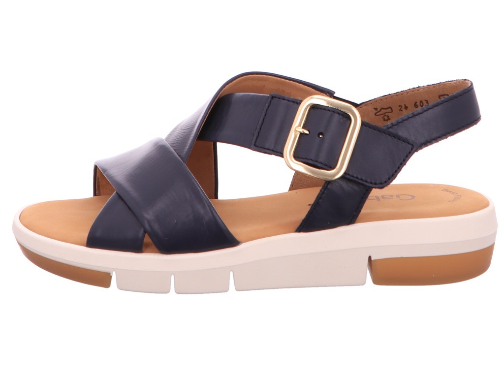 GABOR Komfort Sandalen blau Gabor Fashion Plateau Sandale 24.603.26