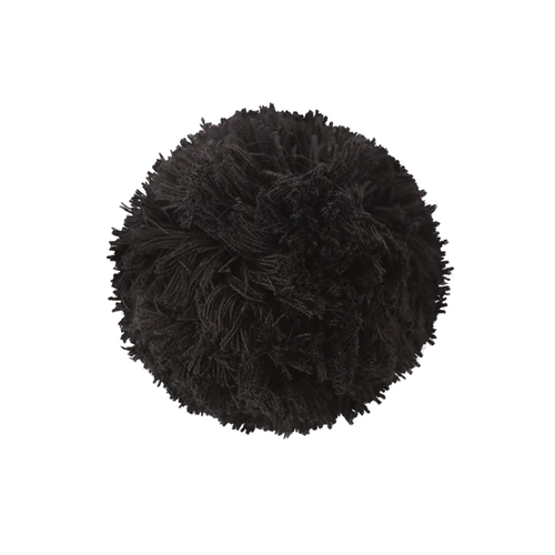 Pompon Black black