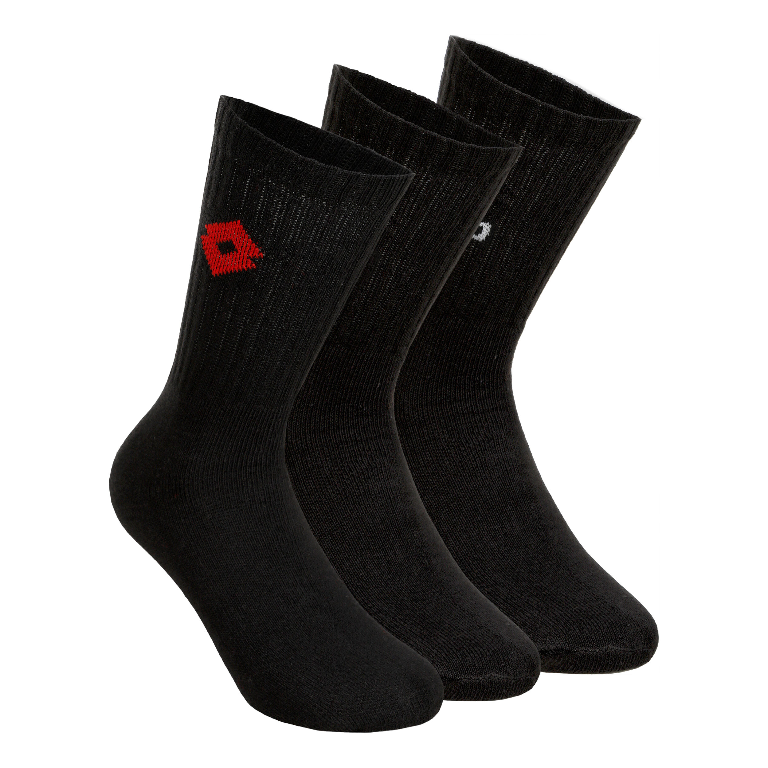 Tennissocken 3er Pack - Schwarz