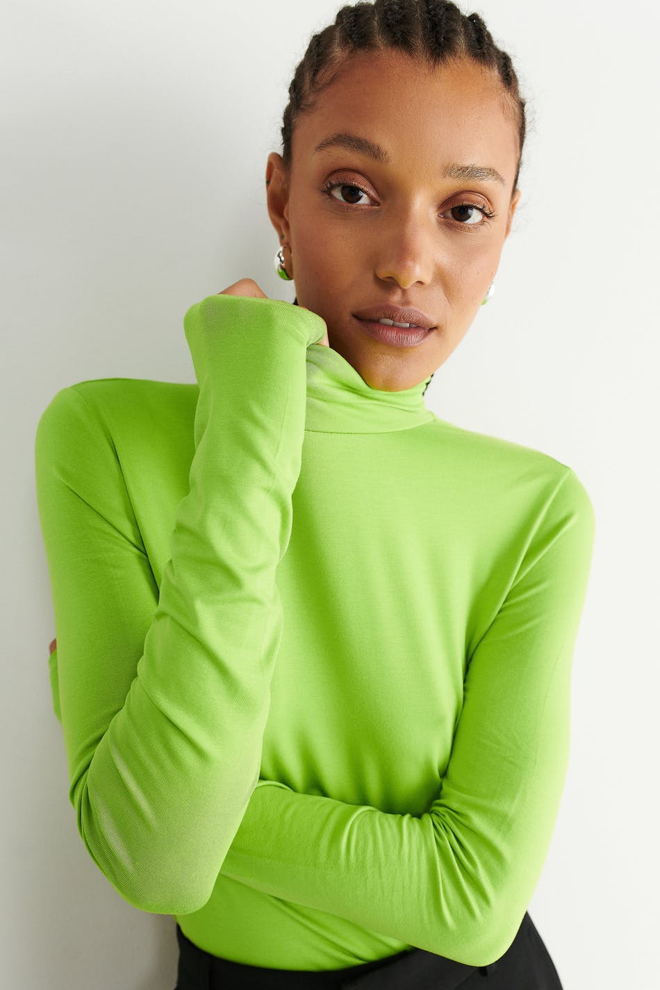 Soft turtleneck top