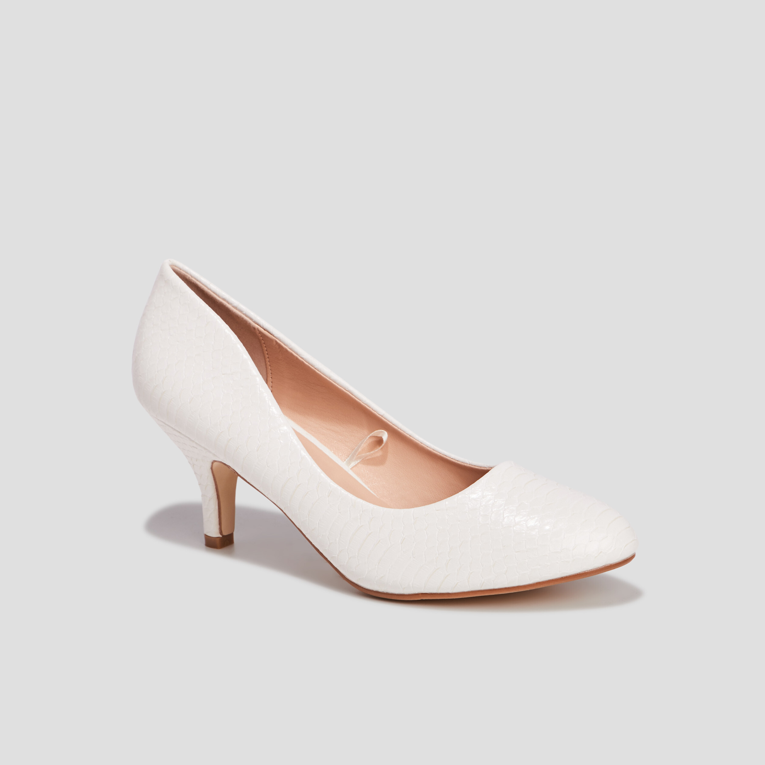 Escarpins irisés blanc femme | La Halle