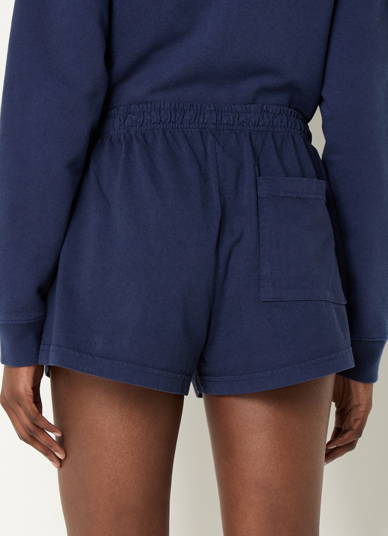 Sporty & Rich Mid waist straight fit jogging shorts with logo