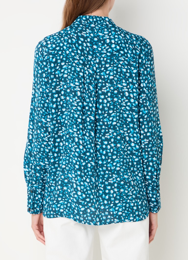 Whistles Blouse with leopard print