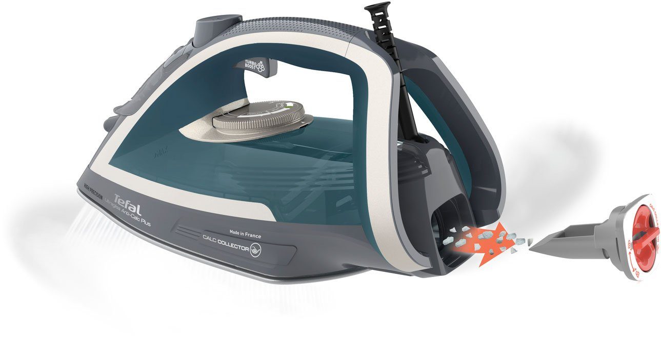 Tefal Dampfbügeleisen FV6842 Ultragliss Plus, 2800 W, 50 g/Minute kontinuierliche Dampfabgabe, 260 g/Minute Dampfstoß