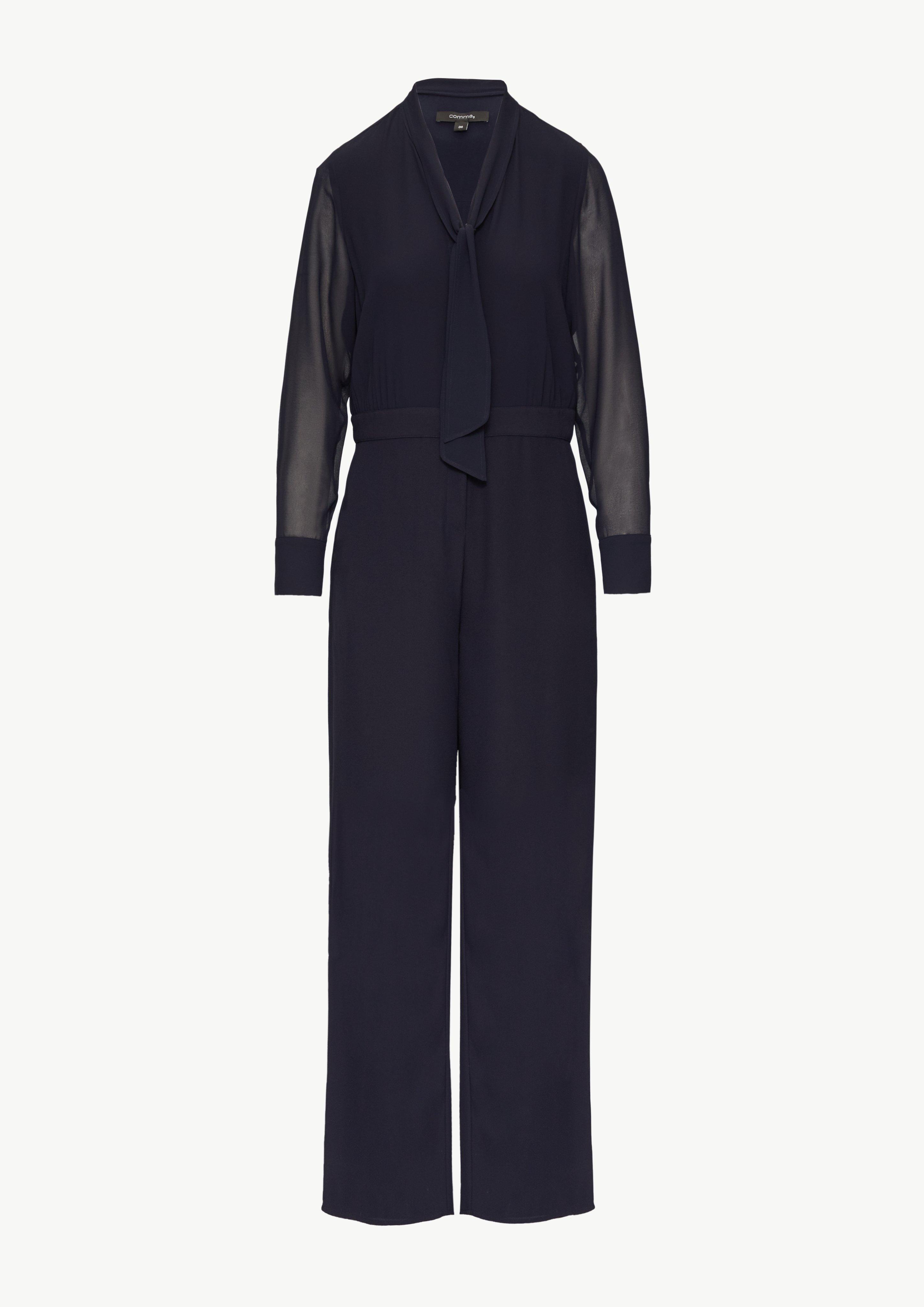 Jumpsuit mit weiten Beinen - navy