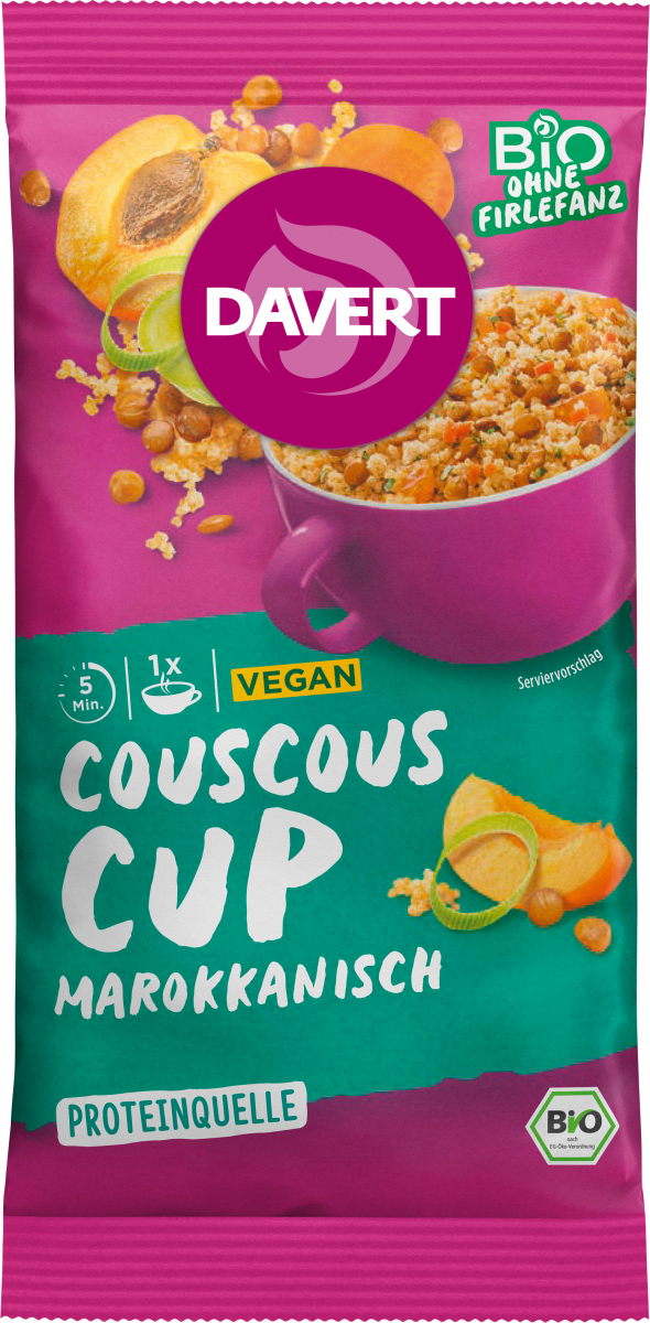 Fertiggericht, Couscous Cup, marokkanisch, 70 g