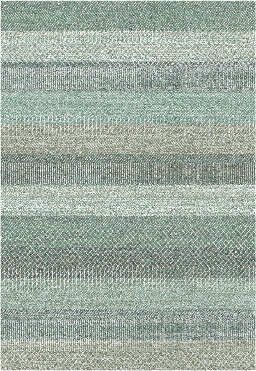 Webteppich Surma Grün-Grau-Anthrazit 120 x 170 cm