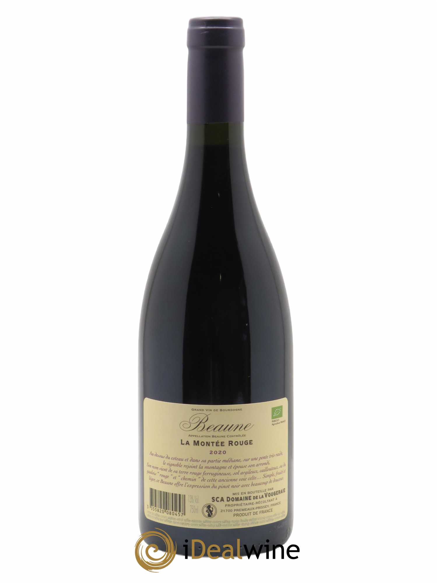 Beaune La Montée Rouge La Vougeraie  2020 - Lot de 1 Bouteille